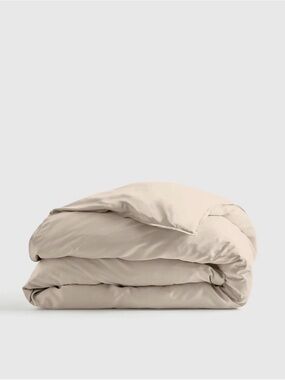 Quince Bamboo Duvet Cover in Sand Full/Queen